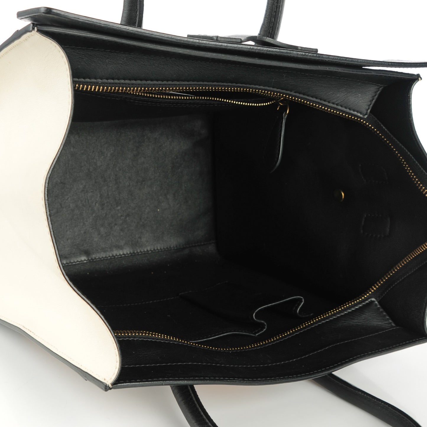 Velluto Calfskin Mini Tri-Color Luggage Flesh