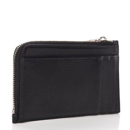 Christian Dior Calfskin Infinite Zipped Card Holder Black 3 of 7