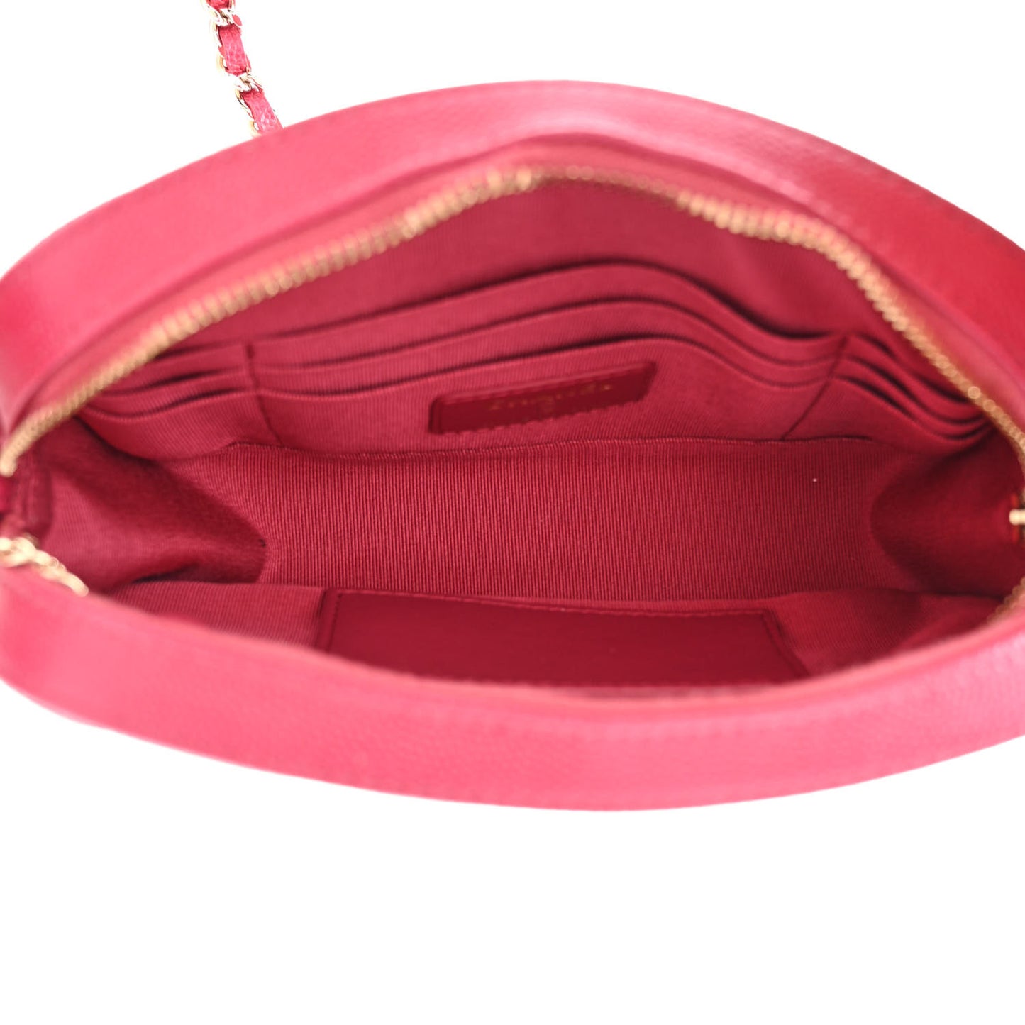 Caviar Quilted Camera Case Dark Pink