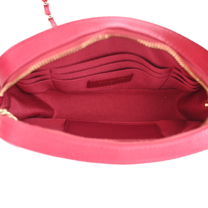 Chanel Caviar Quilted Camera Case Dark Pink 5 of 11