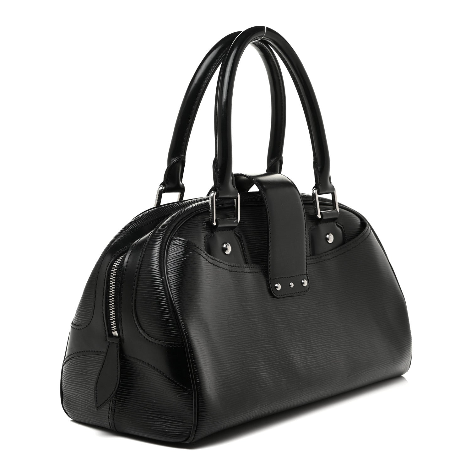 Louis Vuitton Epi Bowling Montaigne GM Black 3 of 32