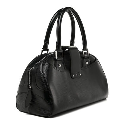 Louis Vuitton Epi Bowling Montaigne GM Black 3 of 32