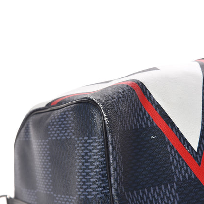 Louis Vuitton Damier Cobalt America's Cup Regatta Keepall Bandouliere 55 13 of 18