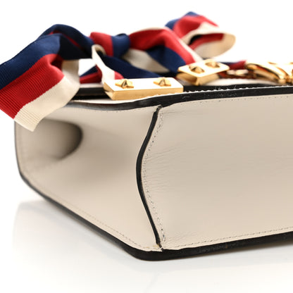 Gucci Calfskin Small Sylvie Shoulder Bag Off White 9 of 14