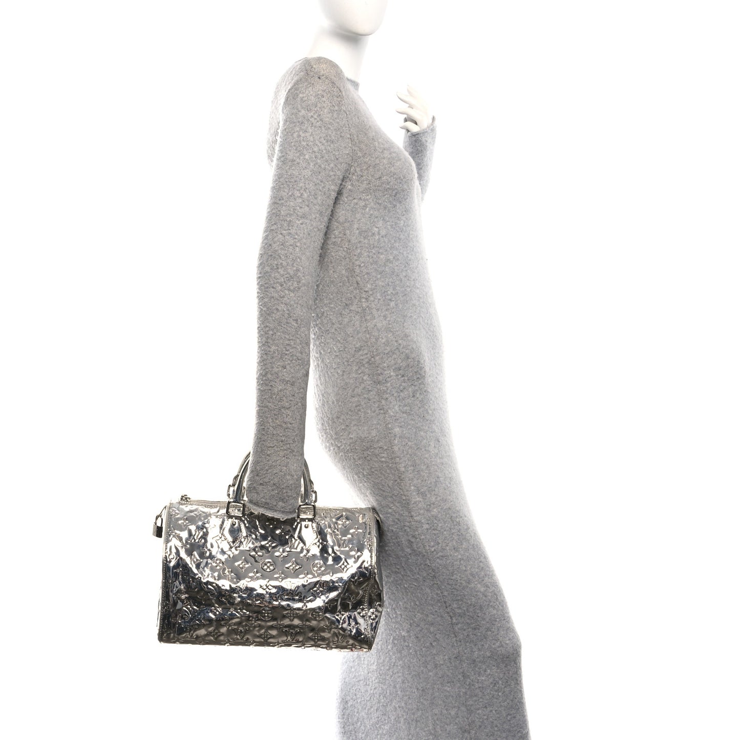 Monogram Miroir Speedy 30 Silver