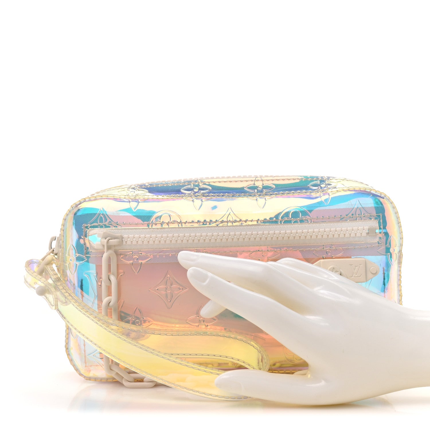 Louis Vuitton PVC Monogram Pochette Volga Iridescent Prism 2 of 8