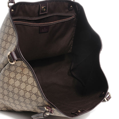 Gucci GG Plus Monogram Web Large Joy Tote Dark Brown 5 of 10