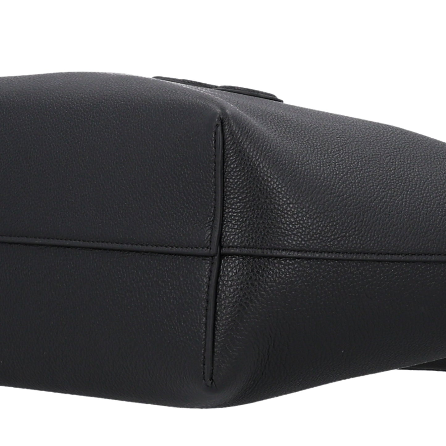 Grained Calfskin Triomphe Small Cabas Anais Black
