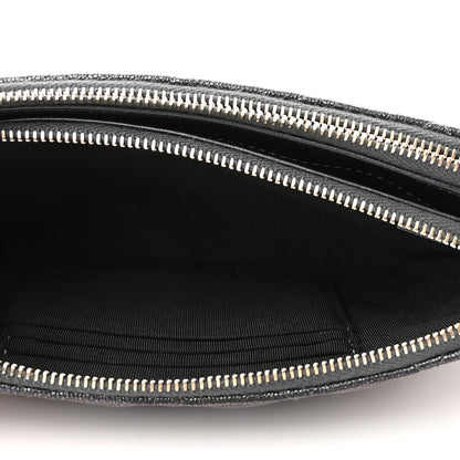 Chanel Iridescent Caviar Quilted Small Clutch With Chain Black 7 of 12