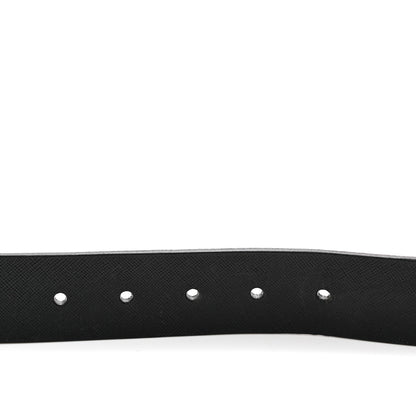 Prada Saffiano Buckle Belt 80 32 Black 4 of 7