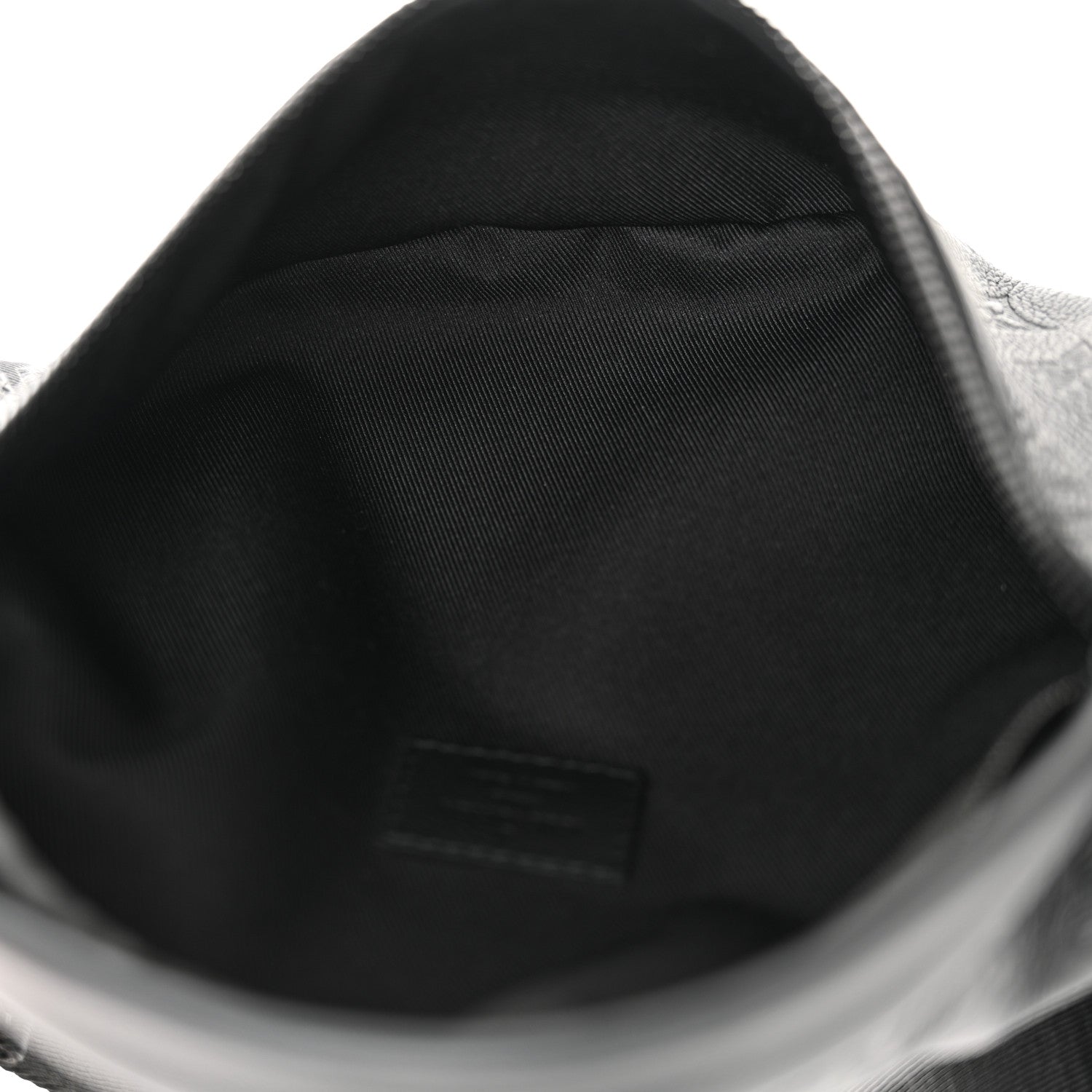 Louis Vuitton Calfskin Monogram Shadow Discovery Bumbag Black 5 of 9