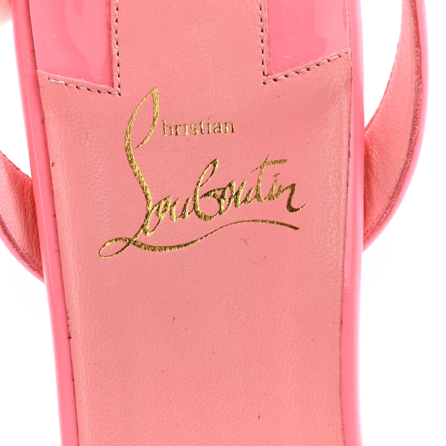 Christian Louboutin Patent Epic 70 Sandals 40 Bubble Gum 9 of 11