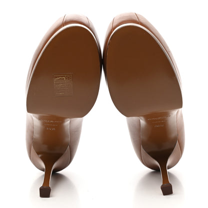 Saint Laurent Vernigolf Tribtoo Platform 80 Pumps 36.5 Brown 5 of 9