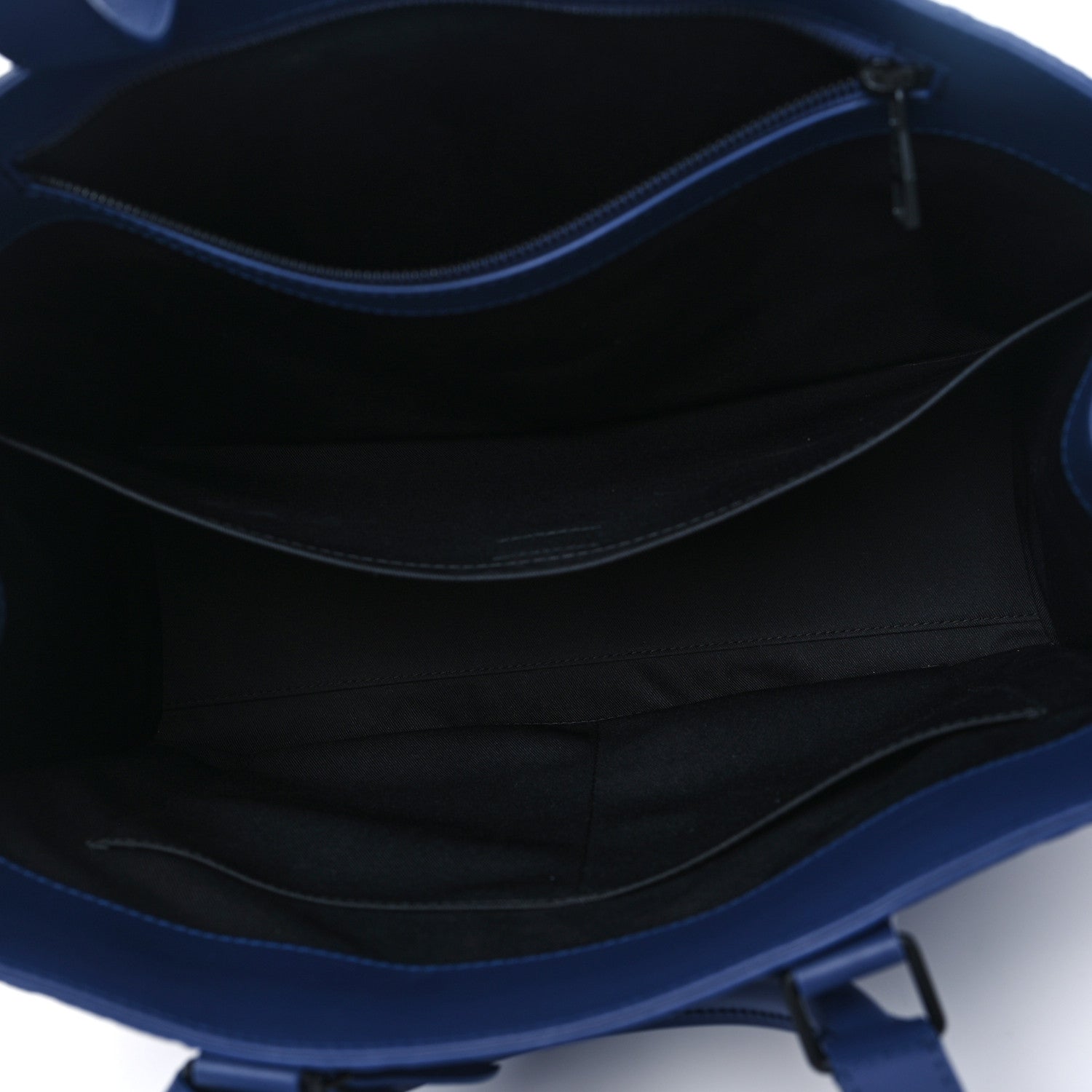 Louis Vuitton Taurillon Monogram Sac Plat 24H Sapphire 5 of 12