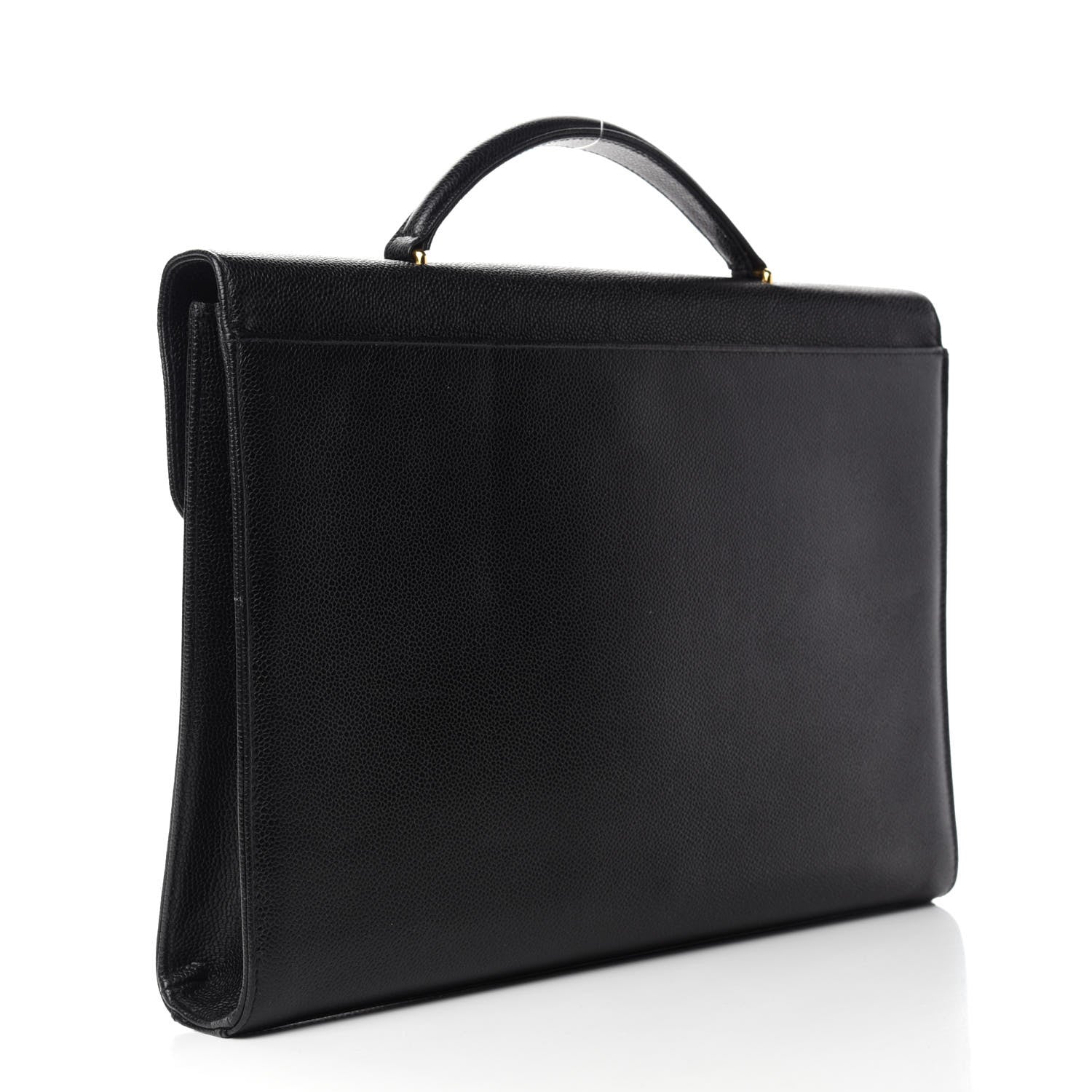 Chanel Caviar Briefcase Laptop Bag Black 3 of 11