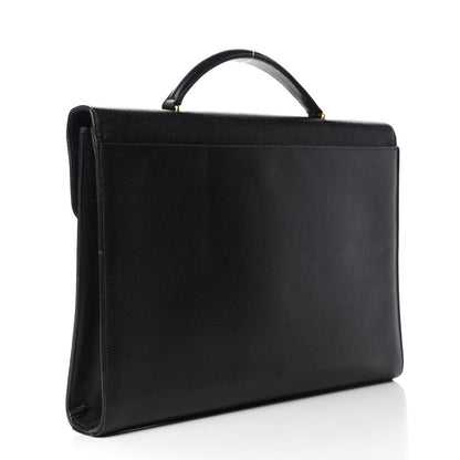 Chanel Caviar Briefcase Laptop Bag Black 3 of 11