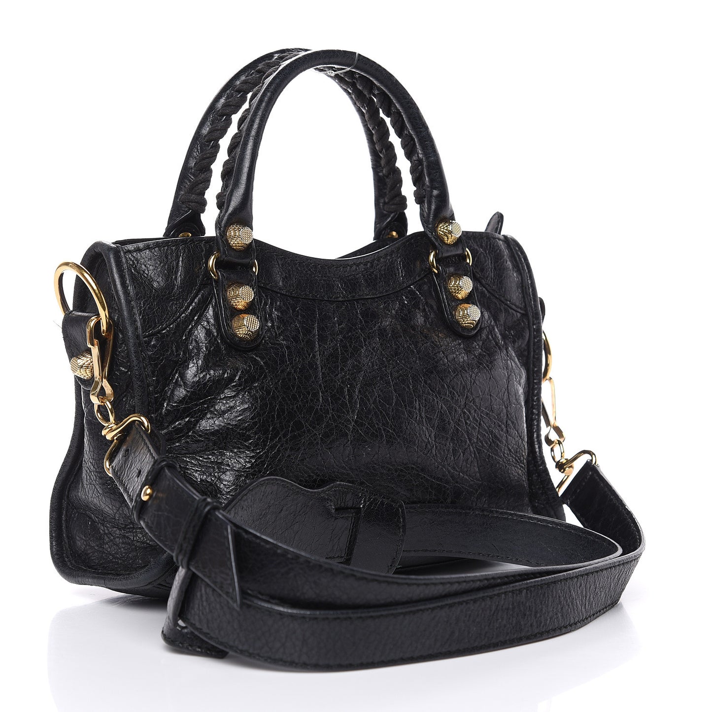 Agneau Giant 12 Gold Hardware Mini City Black