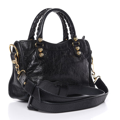 Balenciaga Agneau Giant 12 Gold Hardware Mini City Black 3 of 12