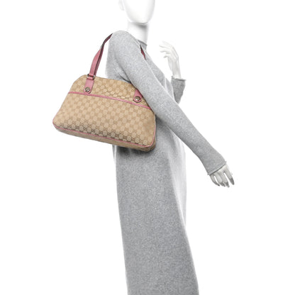 Gucci Monogram Medium Charmy Shoulder Bag Pink 2 of 12