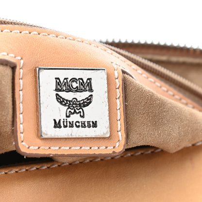 MCM Visetos Boston Bag White 6 of 11