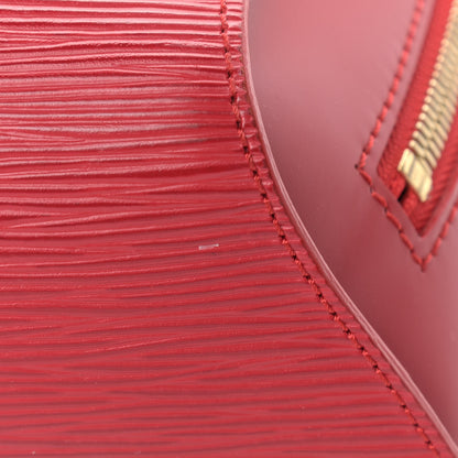 Louis Vuitton Epi Mabillon Backpack Castillan Red 10 of 13