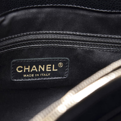 Chanel Caviar Quilted XL Grand Shopping Tote GST Black 7 of 12