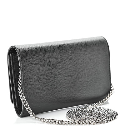 Fendi Vitello Cruise F is Fendi Wallet on Chain Black 3 of 11