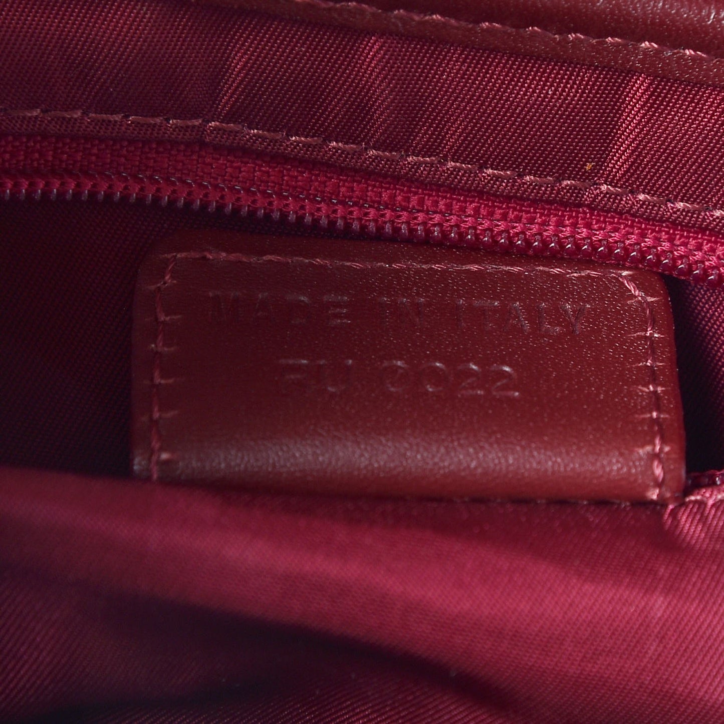 Monogram Saddle Bag Burgundy