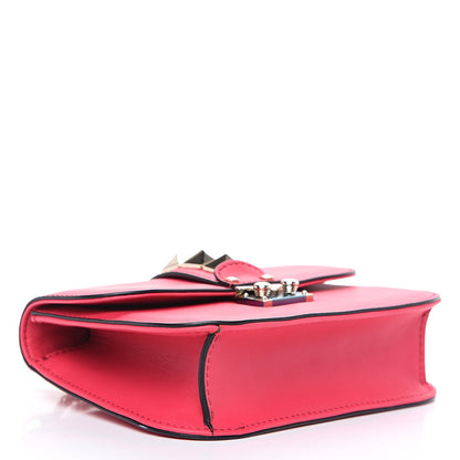 Valentino Garavani Vitello Small Glam Lock Rockstud Flap Pink 3 of 7