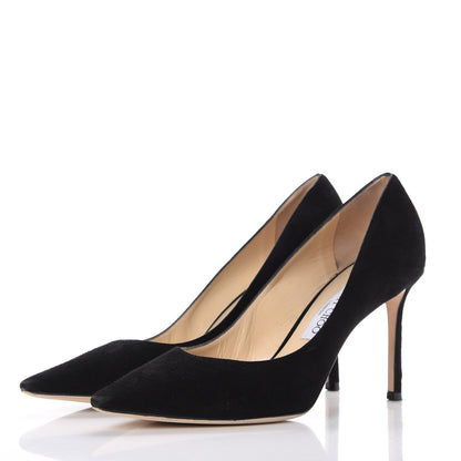 Jimmy Choo Suede Romy 85 Pumps 39 Black 3 of 13
