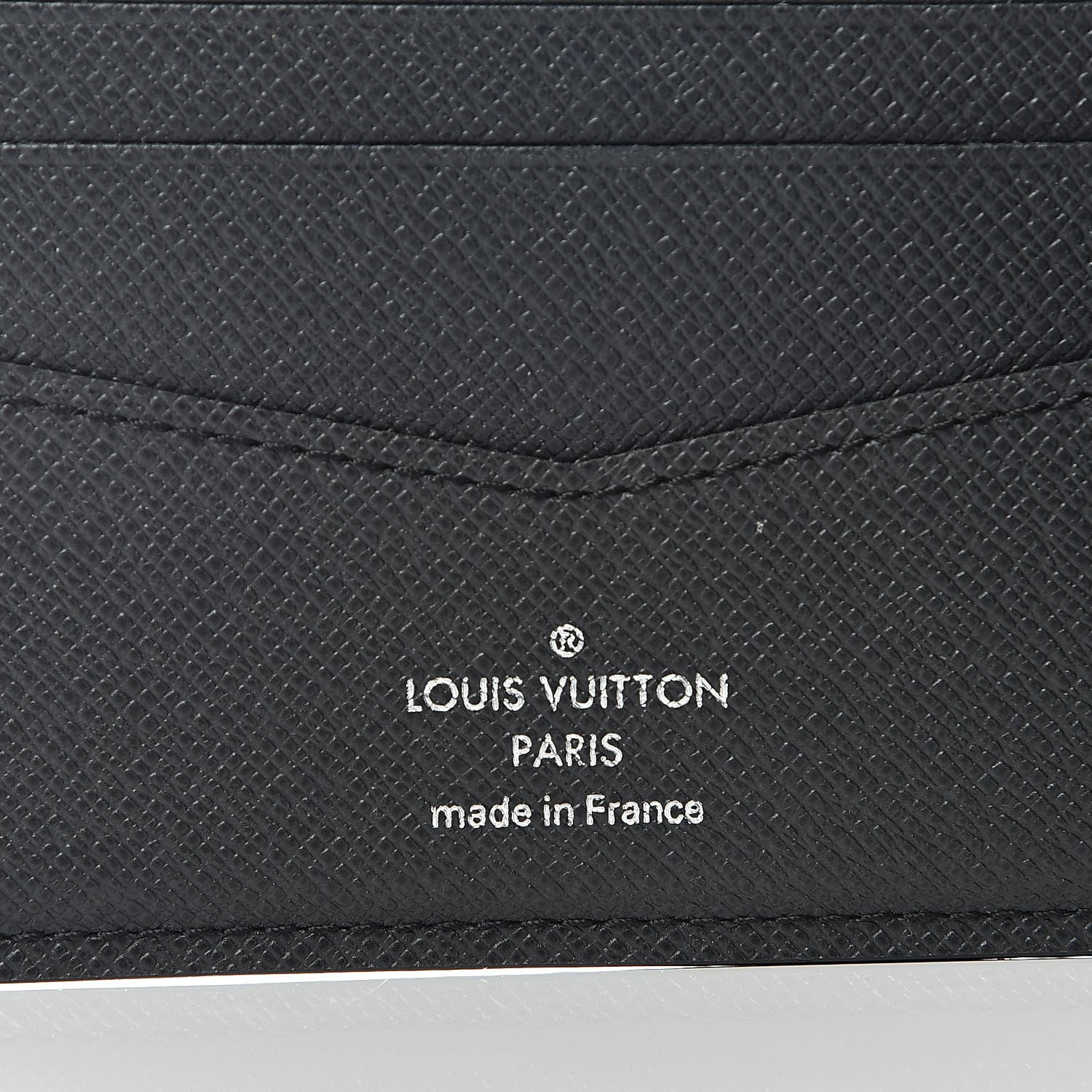 Louis Vuitton Taiga Slender Wallet Black 6 of 7