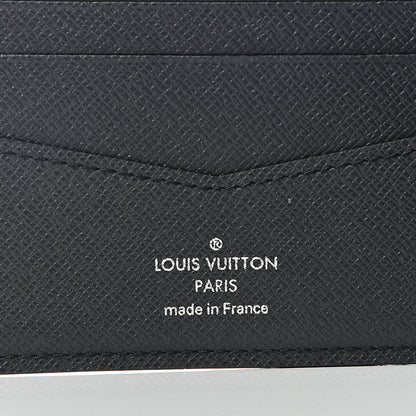 Louis Vuitton Taiga Slender Wallet Black 6 of 7