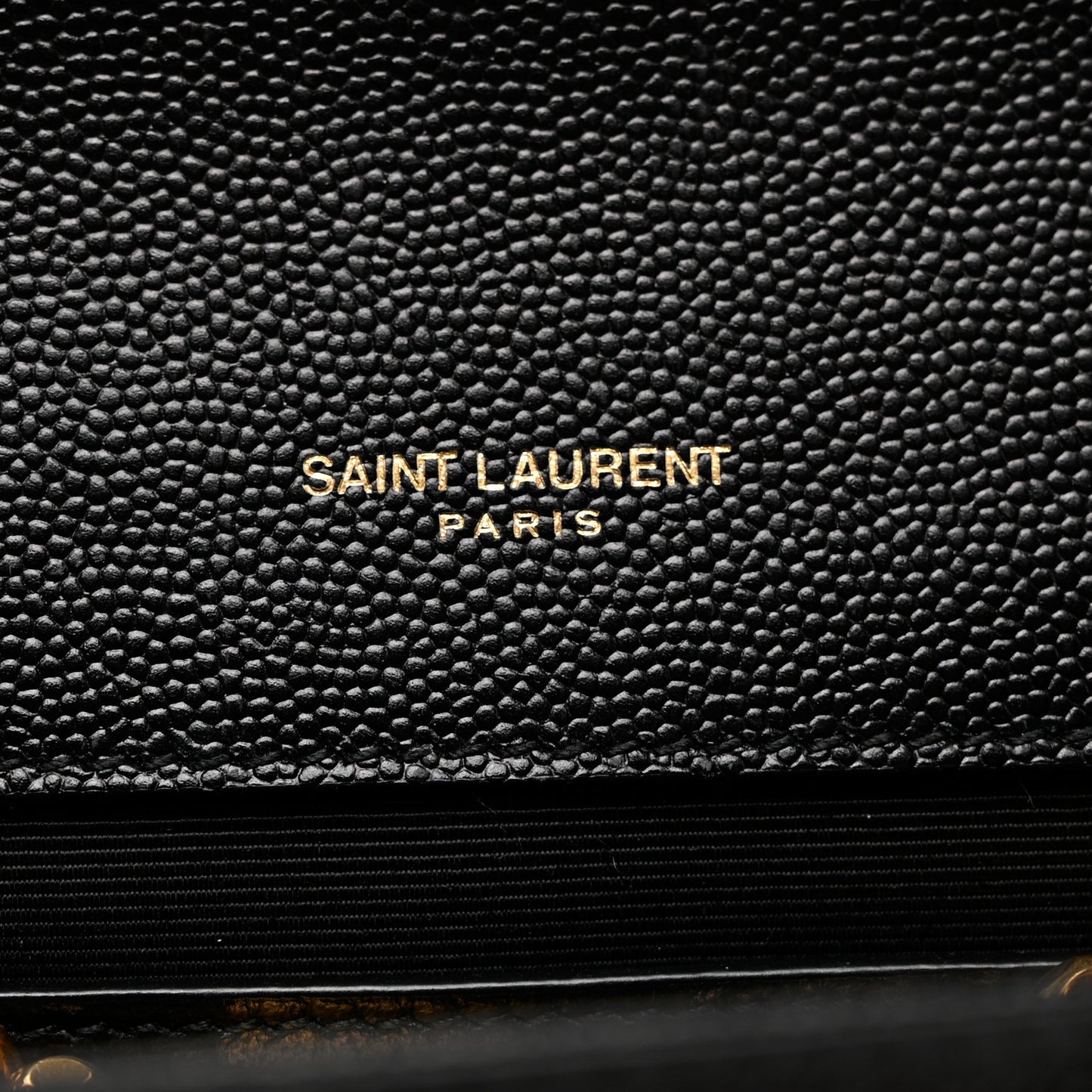 Grain De Poudre Medium Classic Monogram Kate Satchel Black