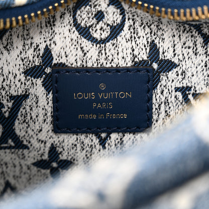 Louis Vuitton Monogram Jacquard Denim Loop Bleu 6 of 10