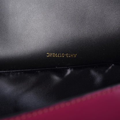 3.1 Phillip Lim 3.1 Smooth Calfskin Medium Pashli Satchel Berry Black 7 of 7