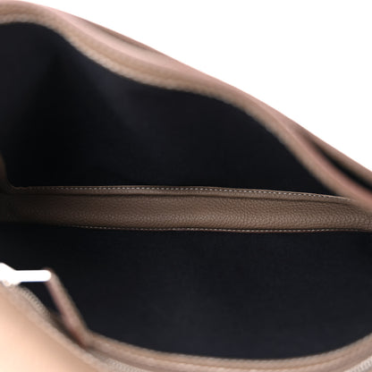 Hermes Togo Steve Light Messenger Etoupe 5 of 10