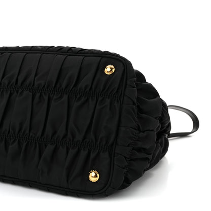 Prada Tessuto Nylon Gaufre Tote Black 10 of 10