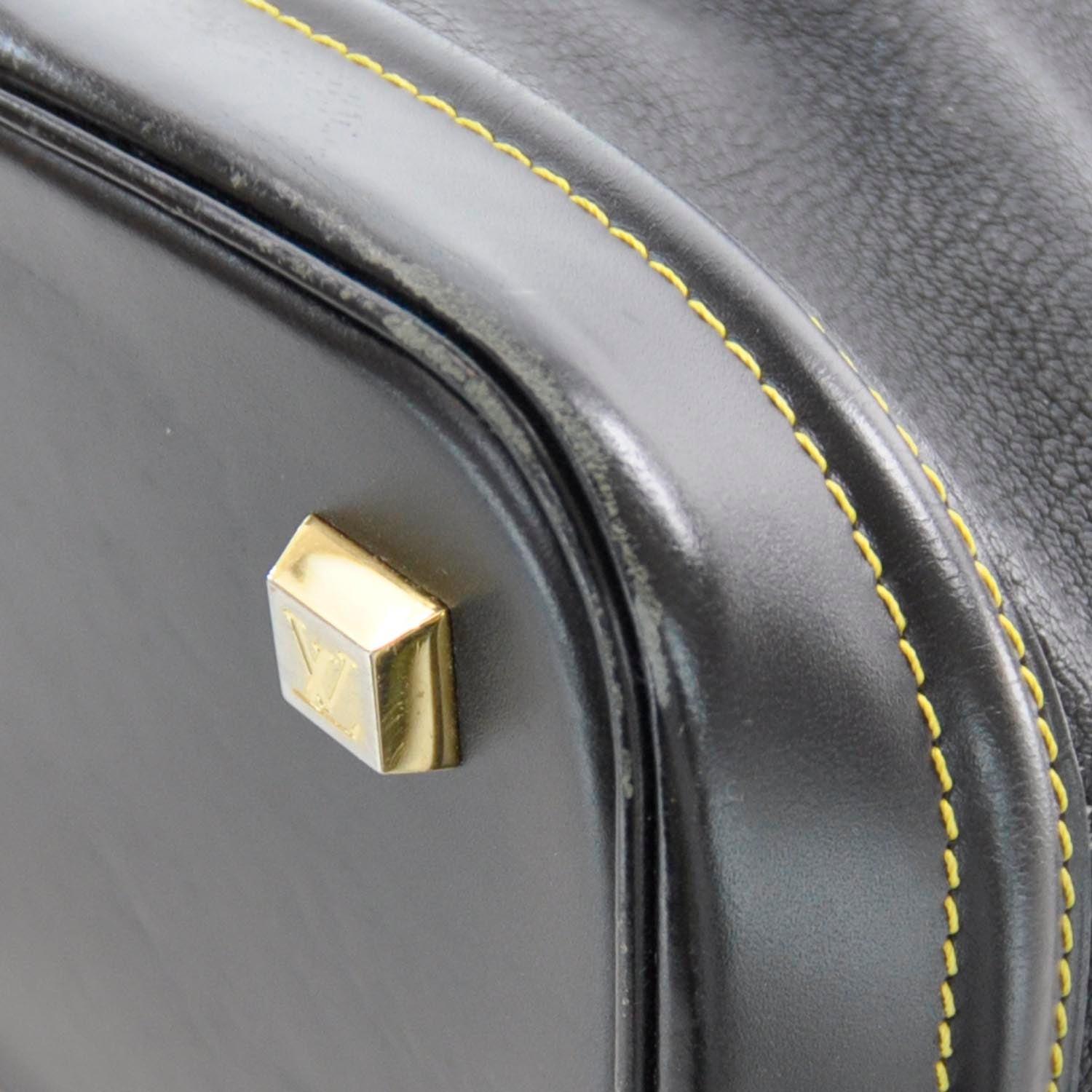 Louis Vuitton Suhali Lockit MM Black 5 of 11