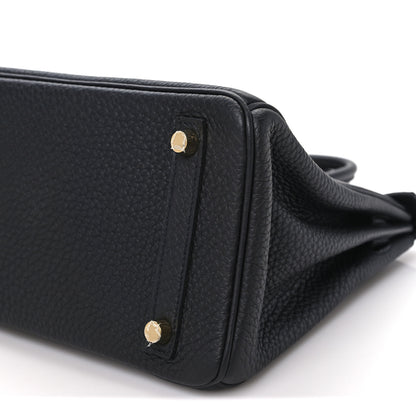 Hermes Togo Birkin 25 Black Black 9 of 10