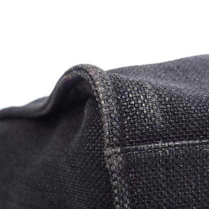 Chanel Woven Straw Raffia Large Deauville Tote Black 10 of 12