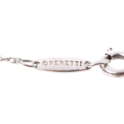 Tiffany Sterling Silver Diamond .07ct Elsa Peretti Diamonds by the Yard Bracelet 3 of 8