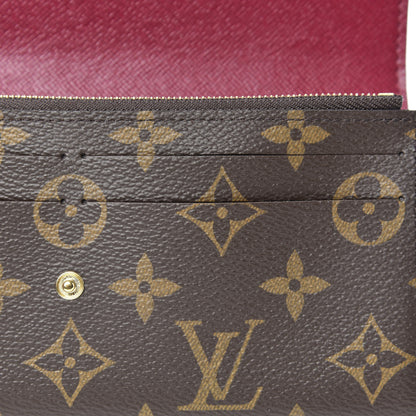 Louis Vuitton Monogram Emilie Wallet Fuchsia 7 of 8