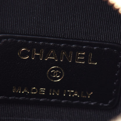 Chanel Calfskin Quilted About Pearls Round Clutch With Chain White 6 of 10