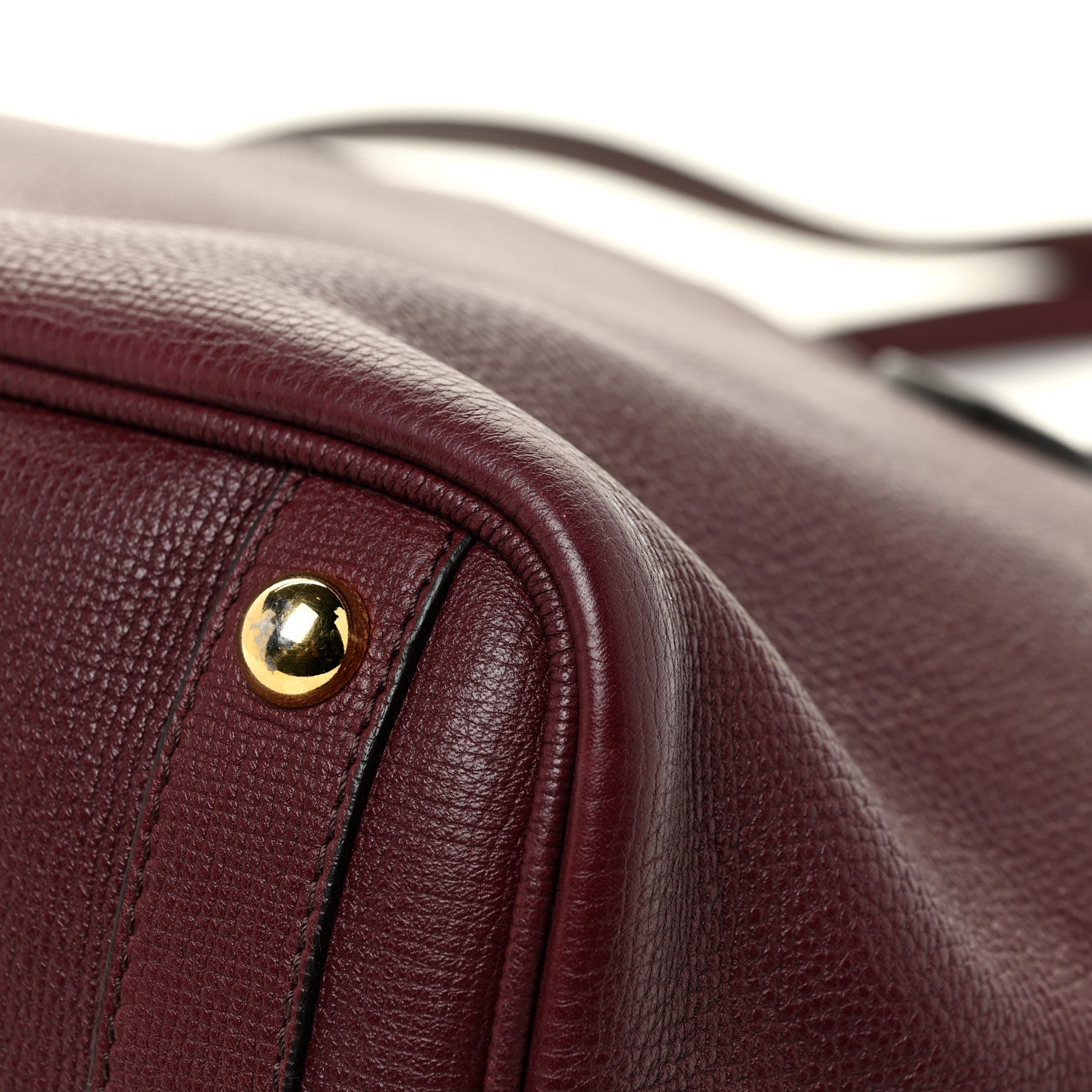 Burberry Grainy Calfskin Medium Honeybrook Tote Dark Plum 17 of 19