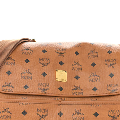 MCM Visetos Large Klassik Diaper Bag Cognac 9 of 13