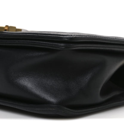 Chanel Lambskin Quilted Medium Boy Flap Black 10 of 12