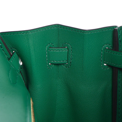 Hermes Swift Birkin 25 Vert Vertigo 10 of 40