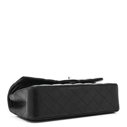 Chanel Lambskin Quilted Medium Double Flap Black 4 of 11