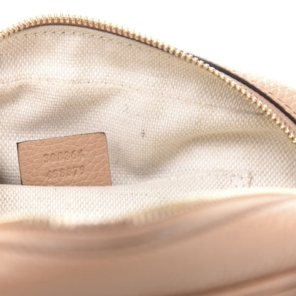 Gucci Pebbled Calfskin Small Soho Disco Bag Rose Beige 9 of 12