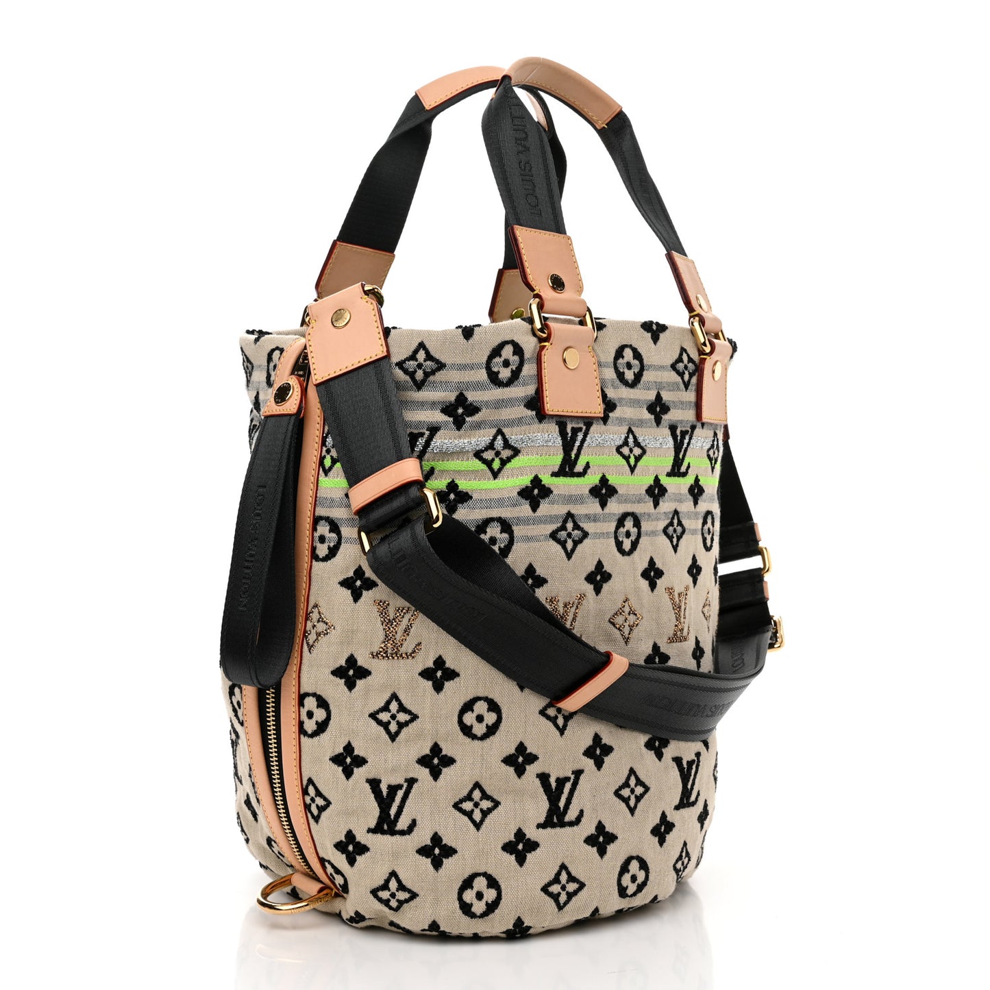 Fabric Jacquard Monogram Cheche Gypsy PM Vert